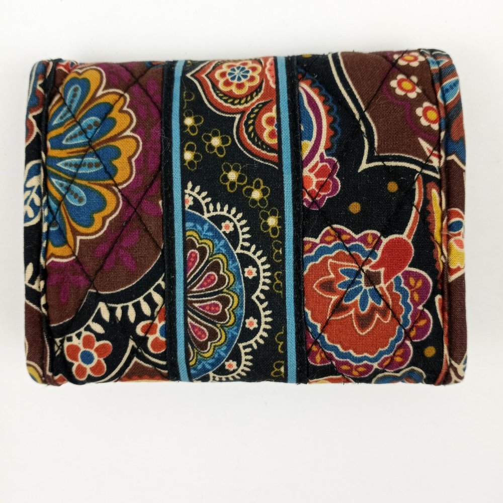 Vera Bradley Kensington Pattern Trifold Wallet Gem